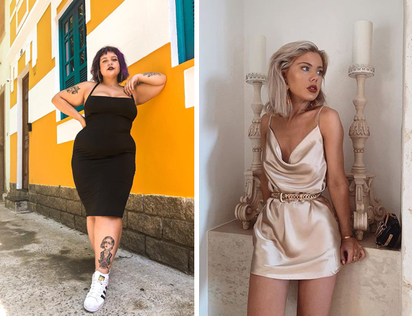 duas fotos do estilo sexy dos sete estilos universais